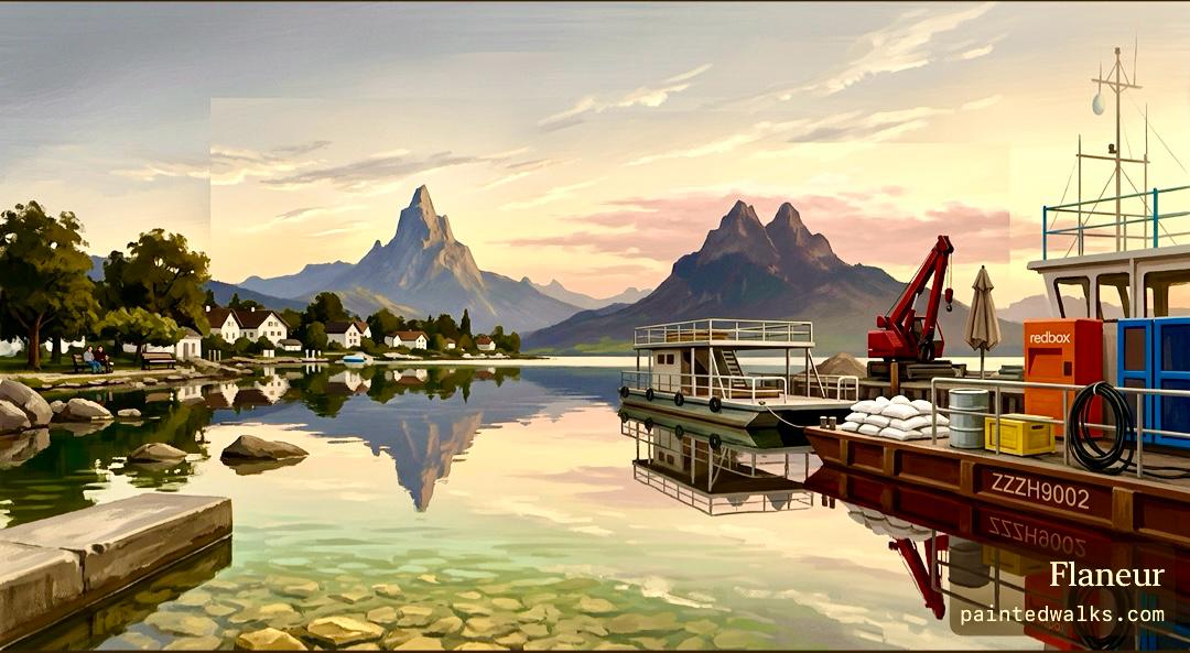 The same evening in soft realism