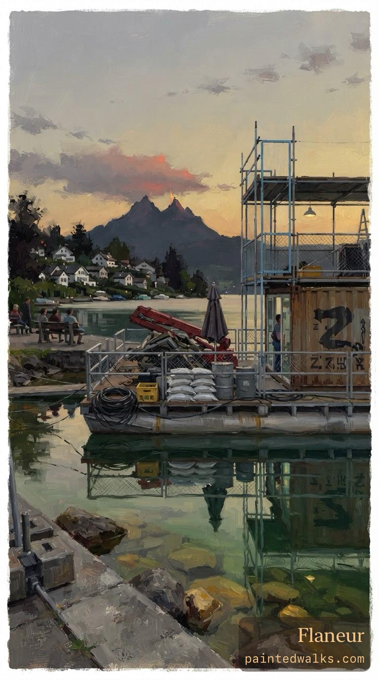 The same evening in oil